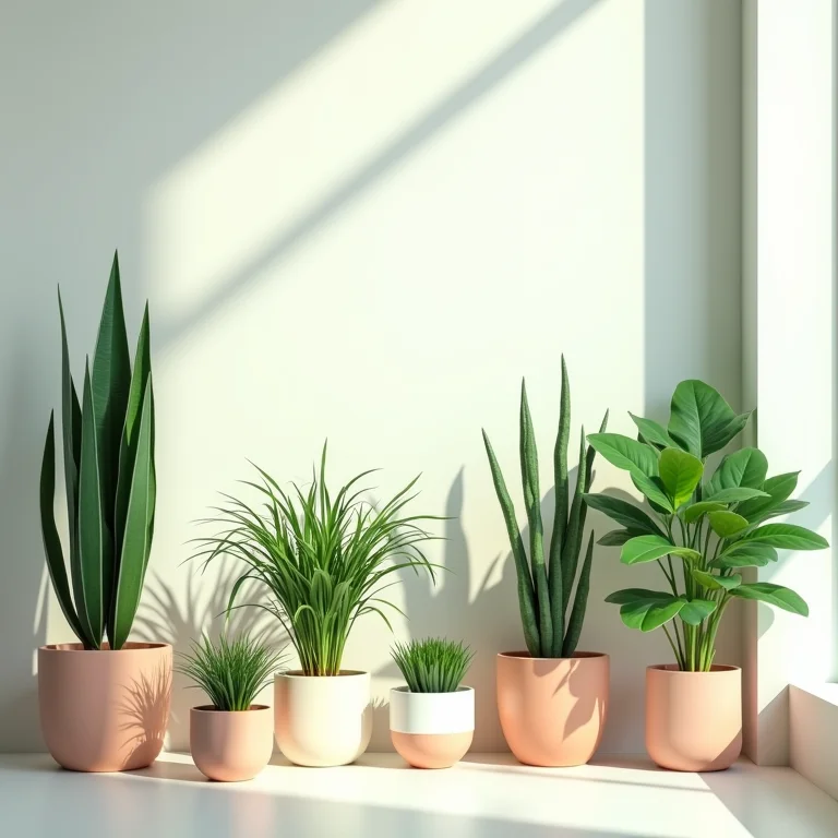 Plantas de interior sem luz natural adequada