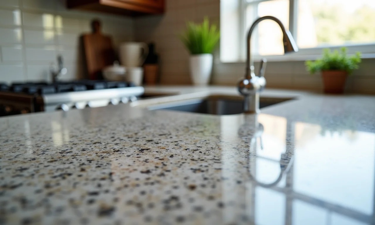 Prevenção de manchas na bancada de granito.