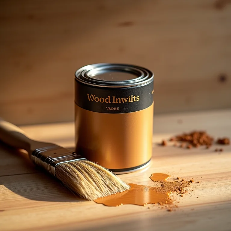 Produtos de proteção para madeira: verniz e impermeabilizante.