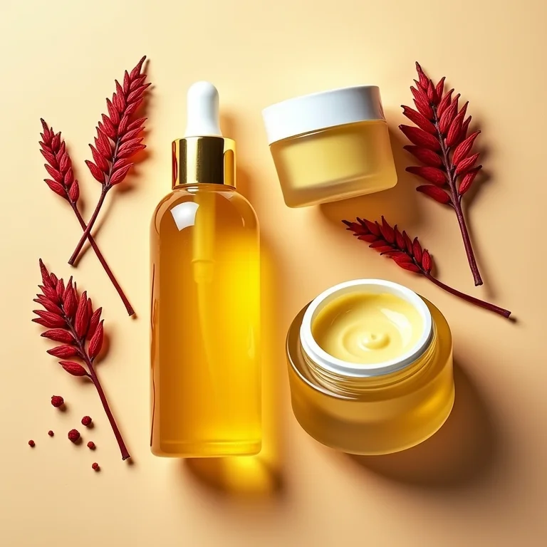 Produtos hidratantes com açafrão