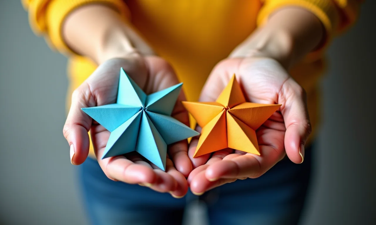 Qual o melhor tipo de papel para estrelas de origami?
