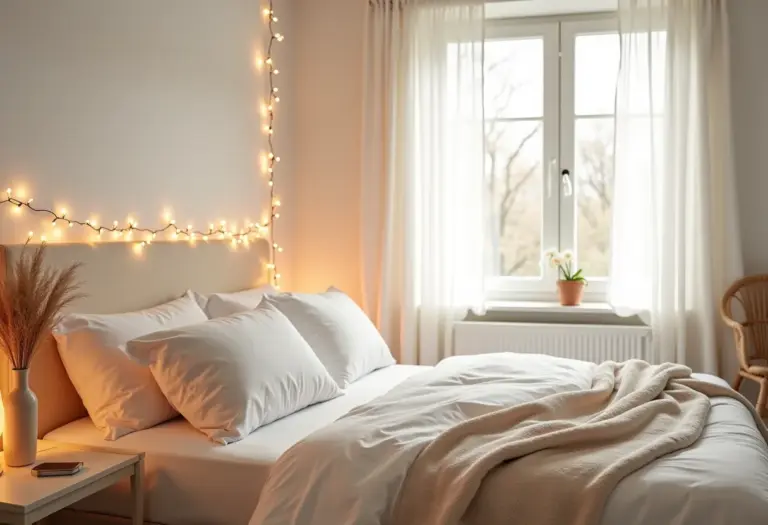 Quarto de menina Tumblr simples e estiloso