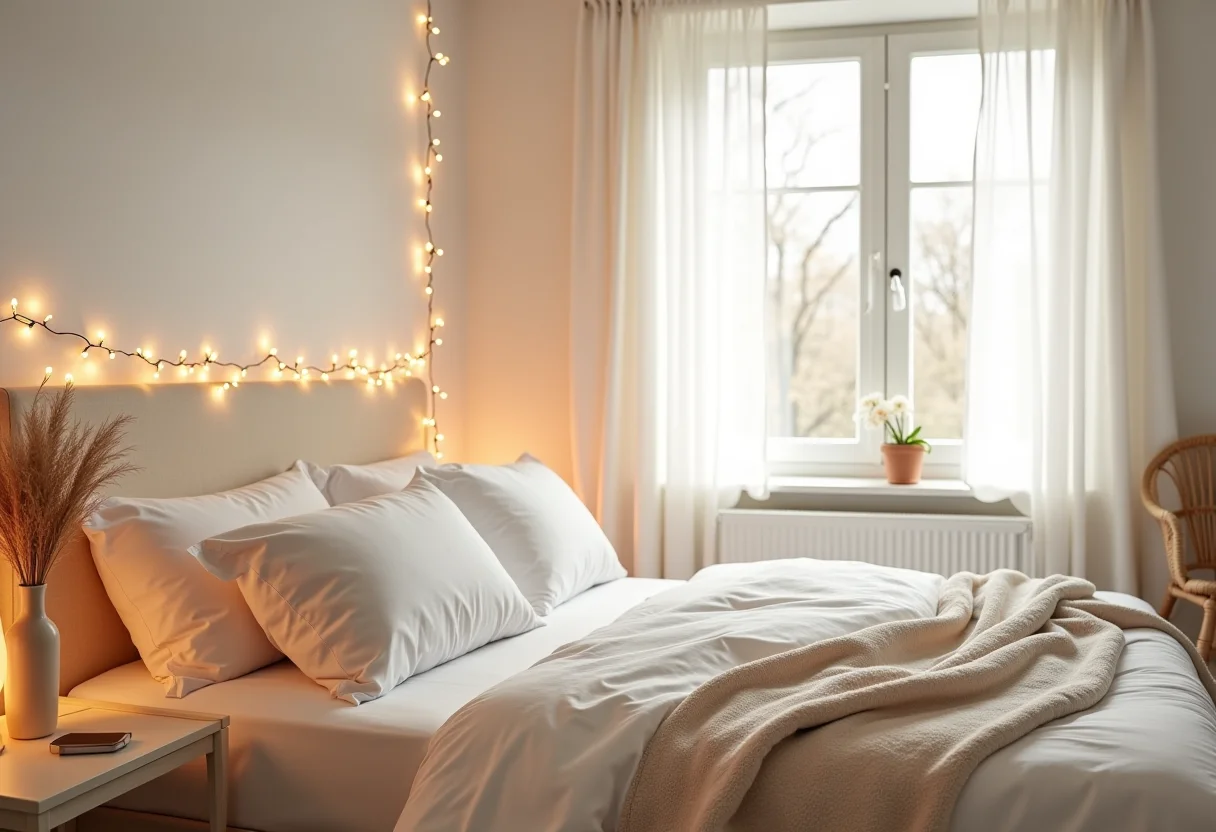 Quarto de menina Tumblr simples e estiloso