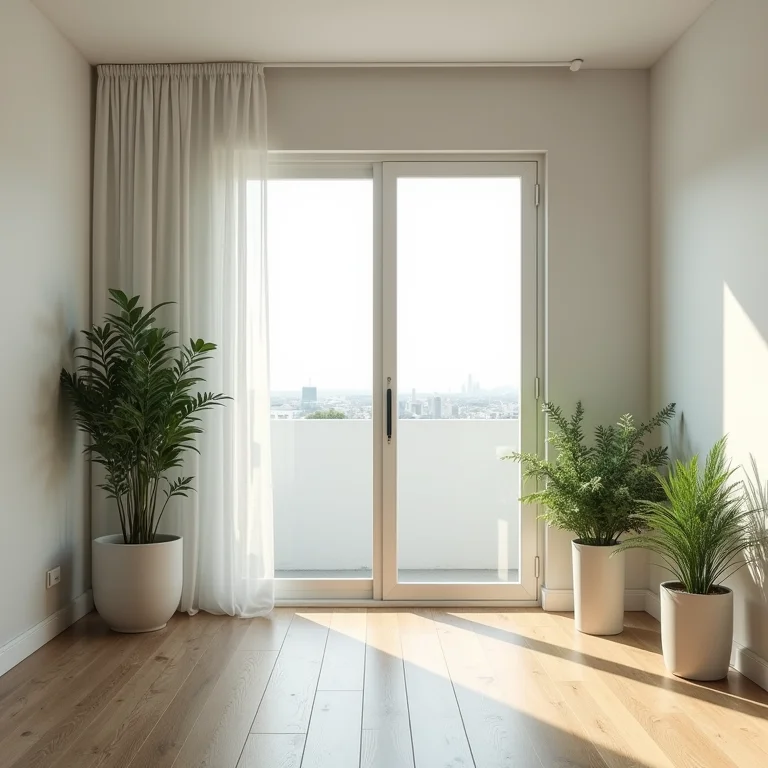 Quarto sem elementos naturais