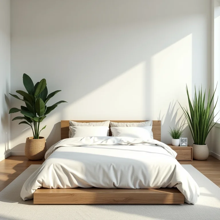 Quarto sem plantas naturais