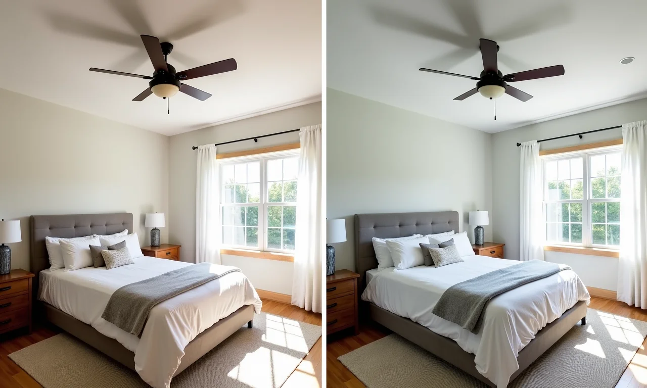 Quarto transformado com design moderno.