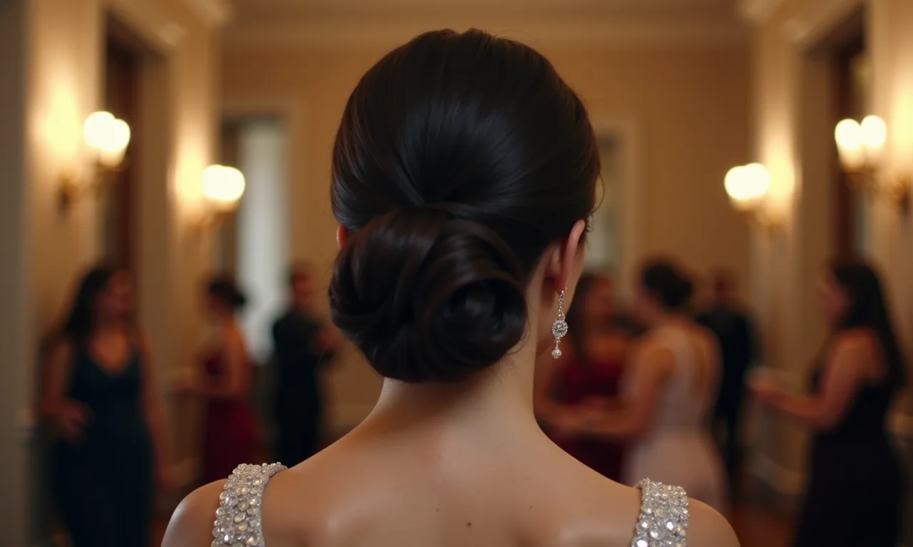 Rabo de cavalo elegante com volume para convidada de casamento.