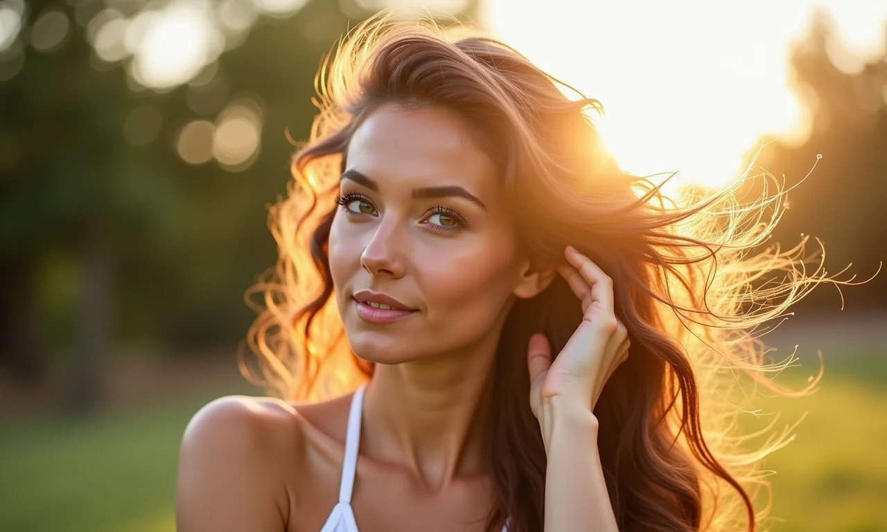 Reparador de pontas para controlar o frizz e dar brilho no cabelo seco.