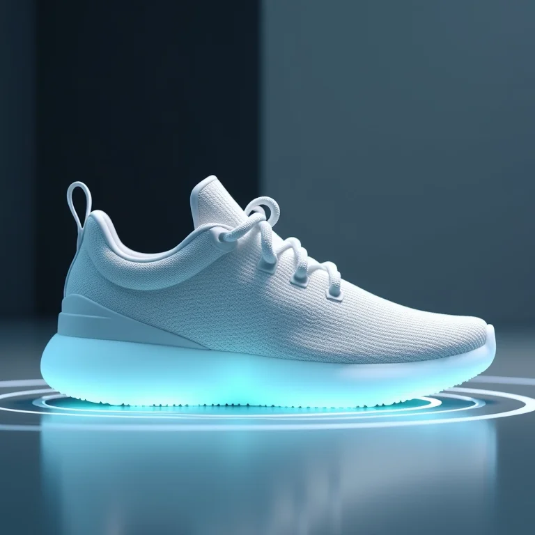 Sapato impresso em 3D sendo customizado digitalmente