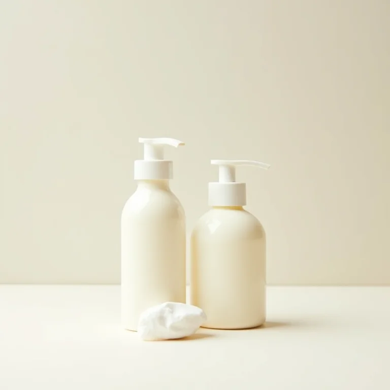 Shampoo e condicionador em versão mini para viagem.