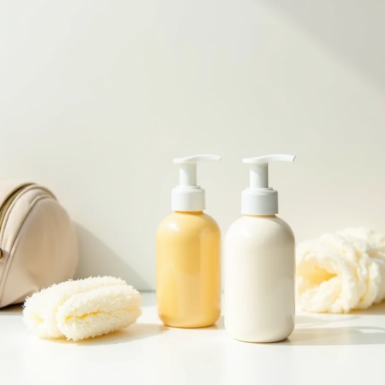 Shampoo e condicionador mini para viagem
