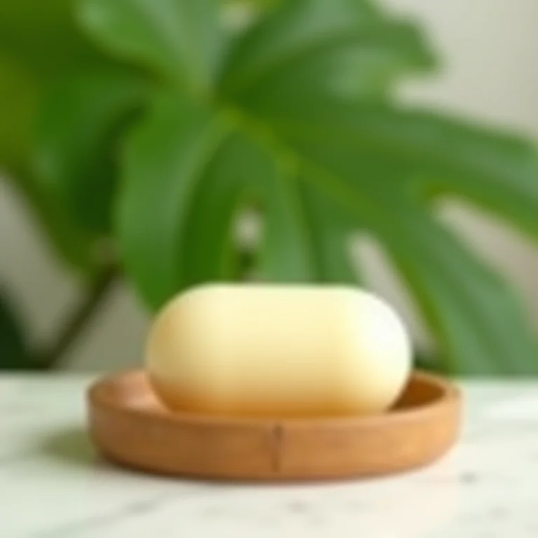 Shampoo sólido em barra e embalagem ecológica de bambu