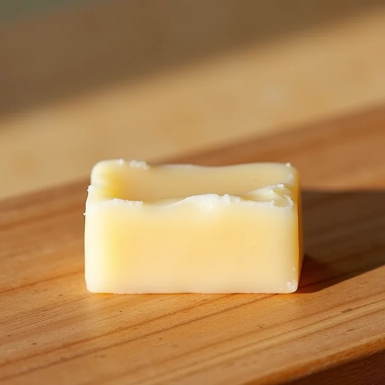 Shampoo sólido para cabelos secos com manteiga de karité e óleo de coco