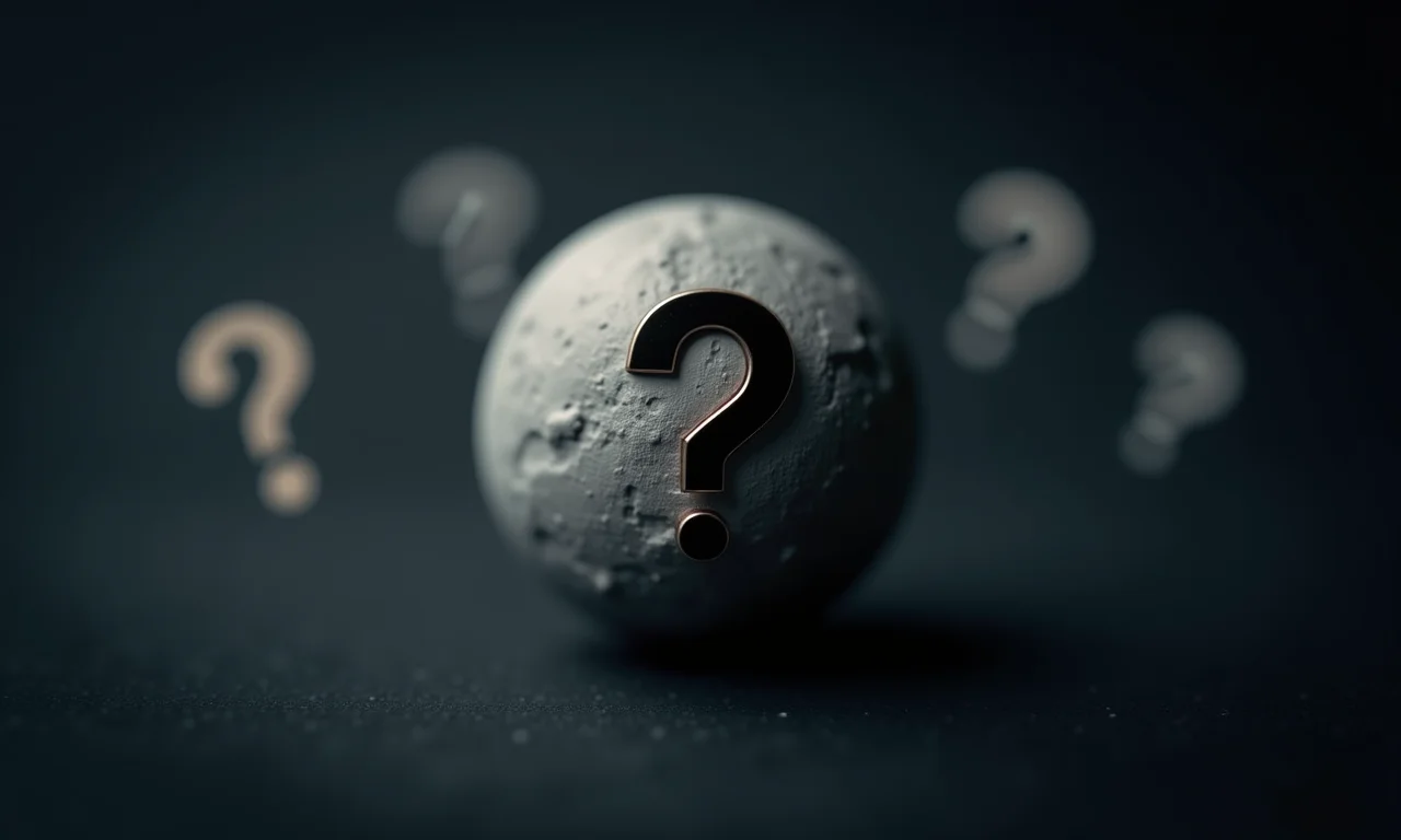 Símbolo de Mercúrio Retrógrado com pontos de interrogação