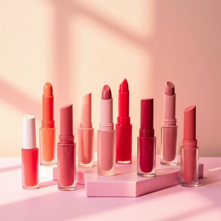 Tabela comparativa de gloss labiais.