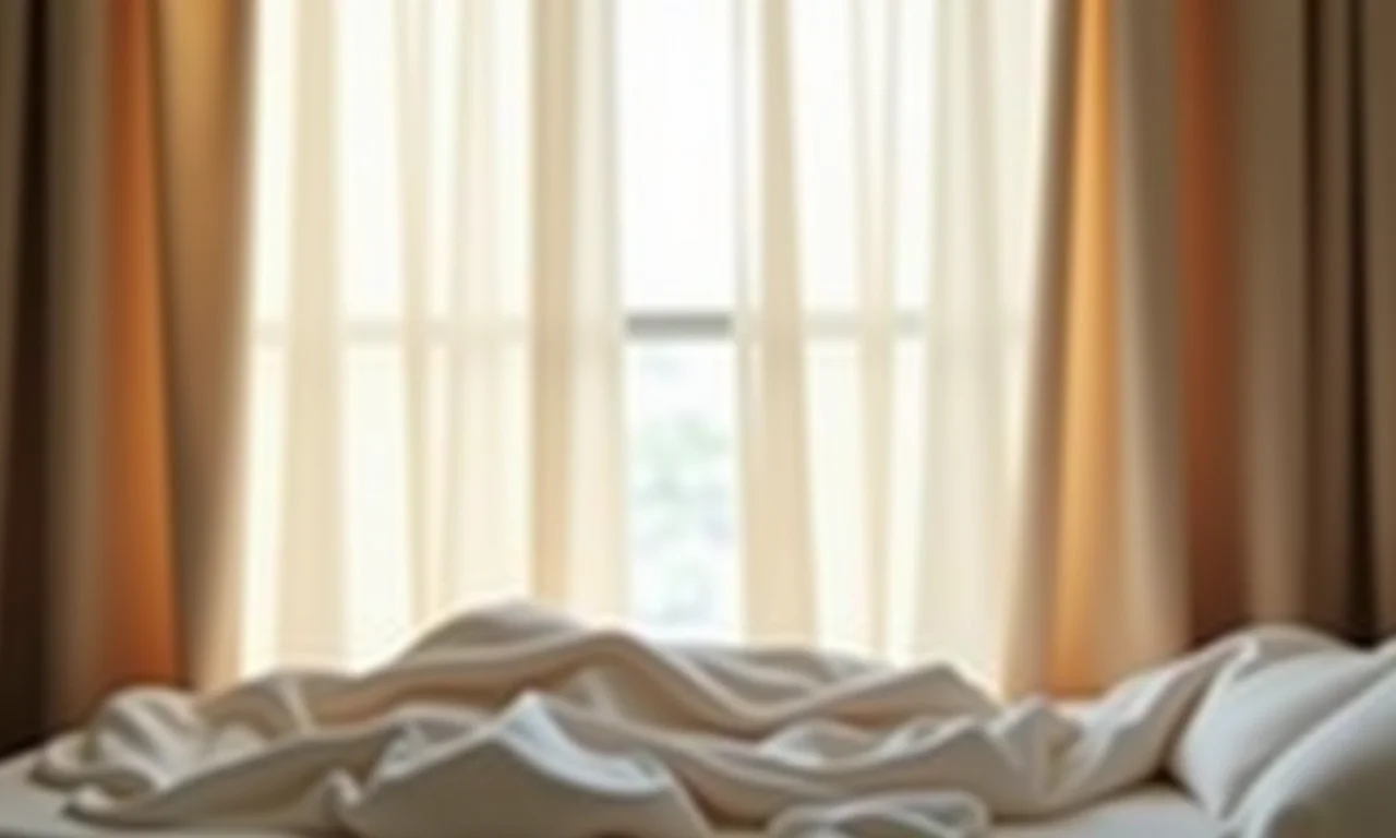 Tecido opaco e forro garantindo privacidade.