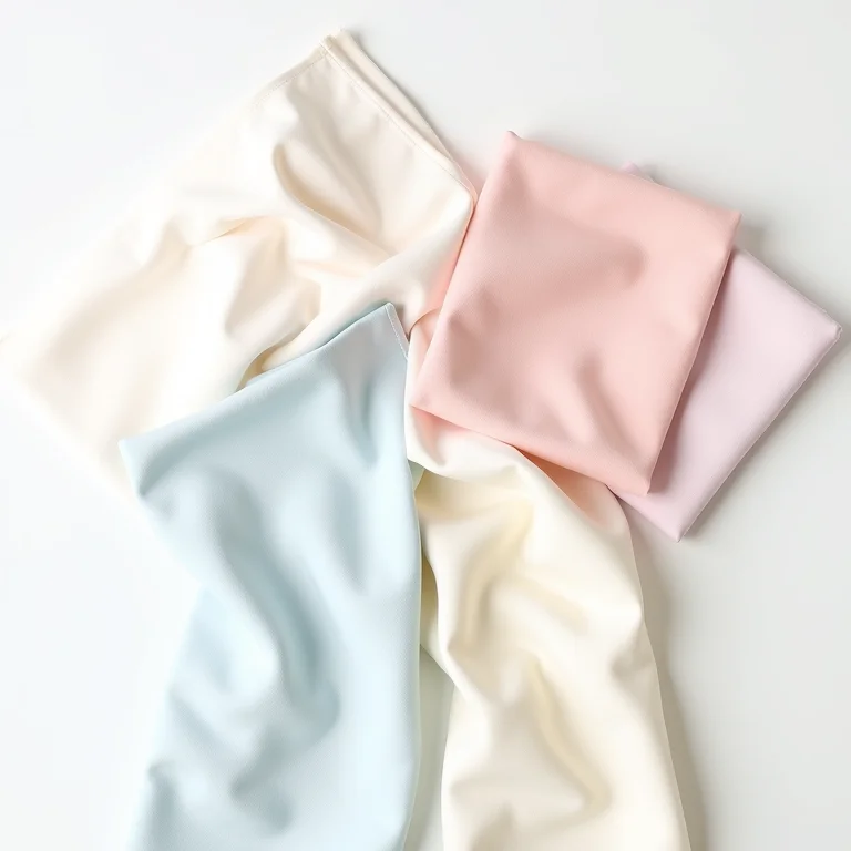 Tecidos delicados para laços de bebê