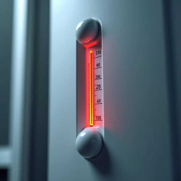 Temperatura inadequada da geladeira