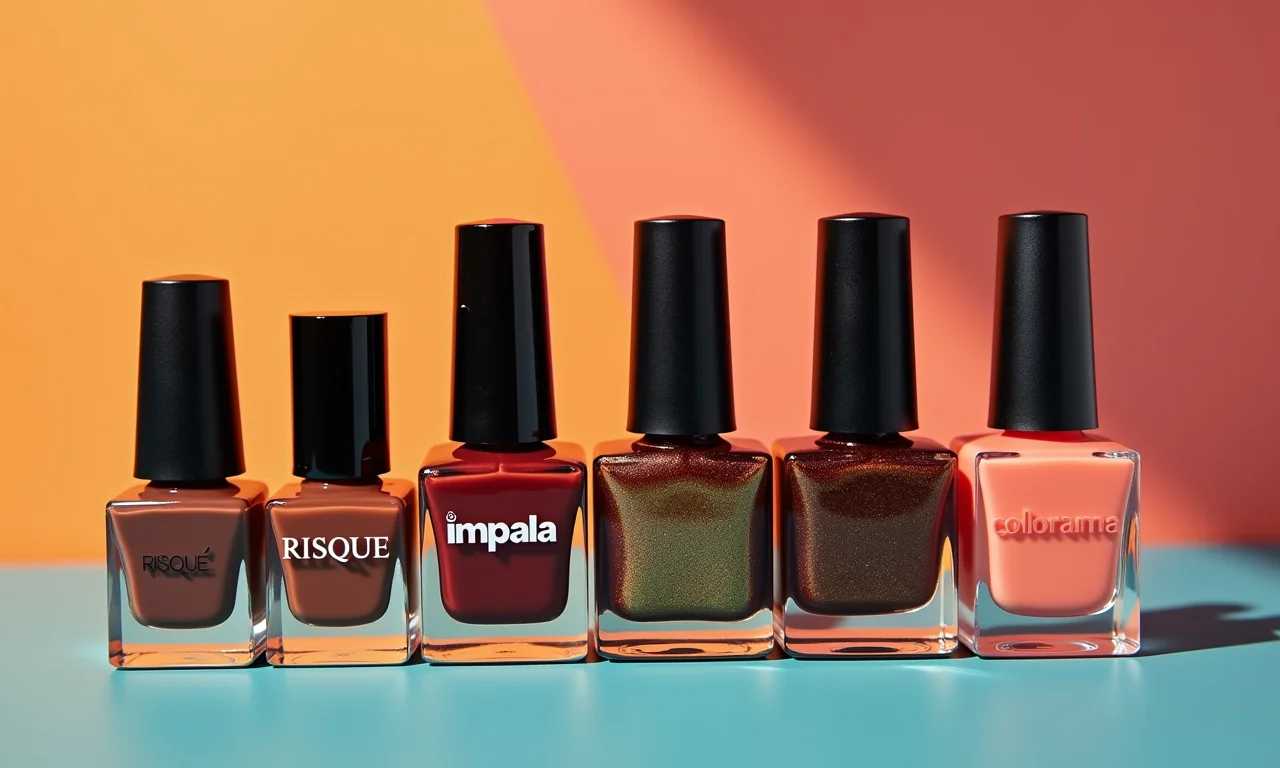 Tendências de esmaltes marrons: marcas e produtos.