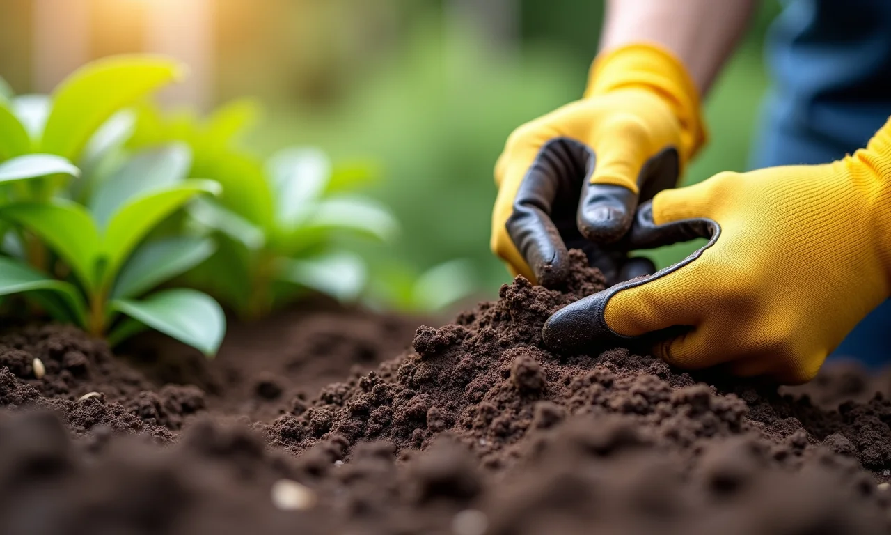 Teste de pH do solo para o plantio.