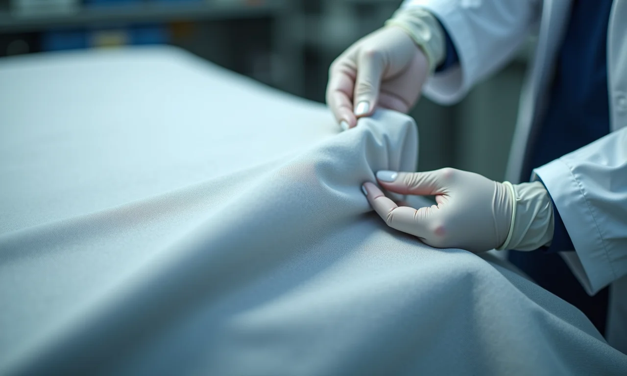 Teste de resistência e durabilidade do tecido modal.