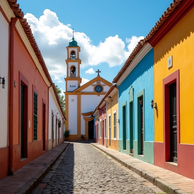 Quadrado, Trancoso: charme e sofisticação em um vilarejo histórico.