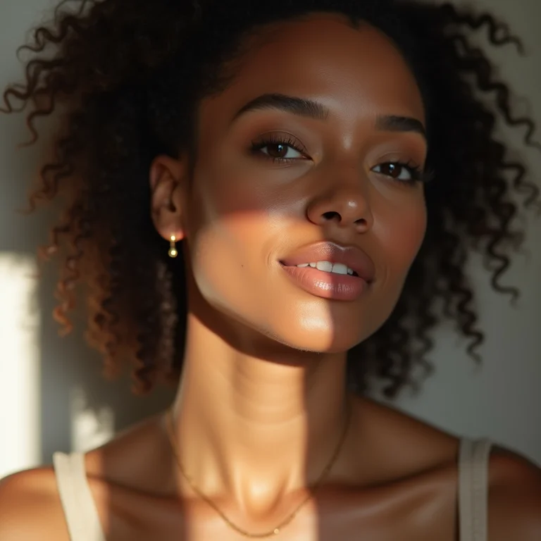 Transformação de pele antes e depois, inspiração