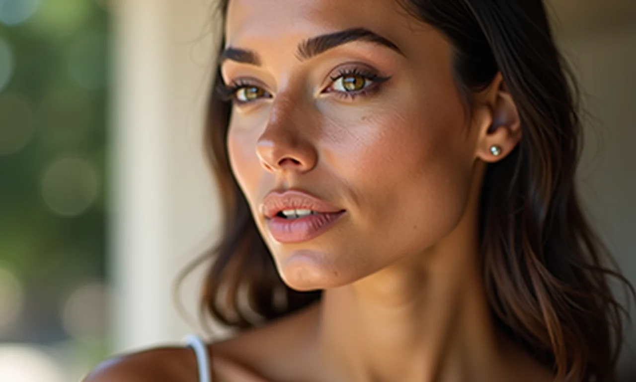 Truque do iluminador para aumentar os lábios