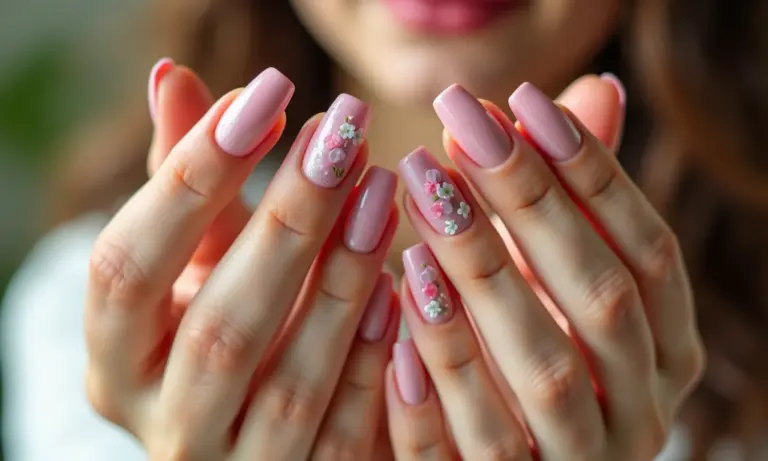 Unhas delicadas e elegantes para a primavera, com diversos tons e estilos.