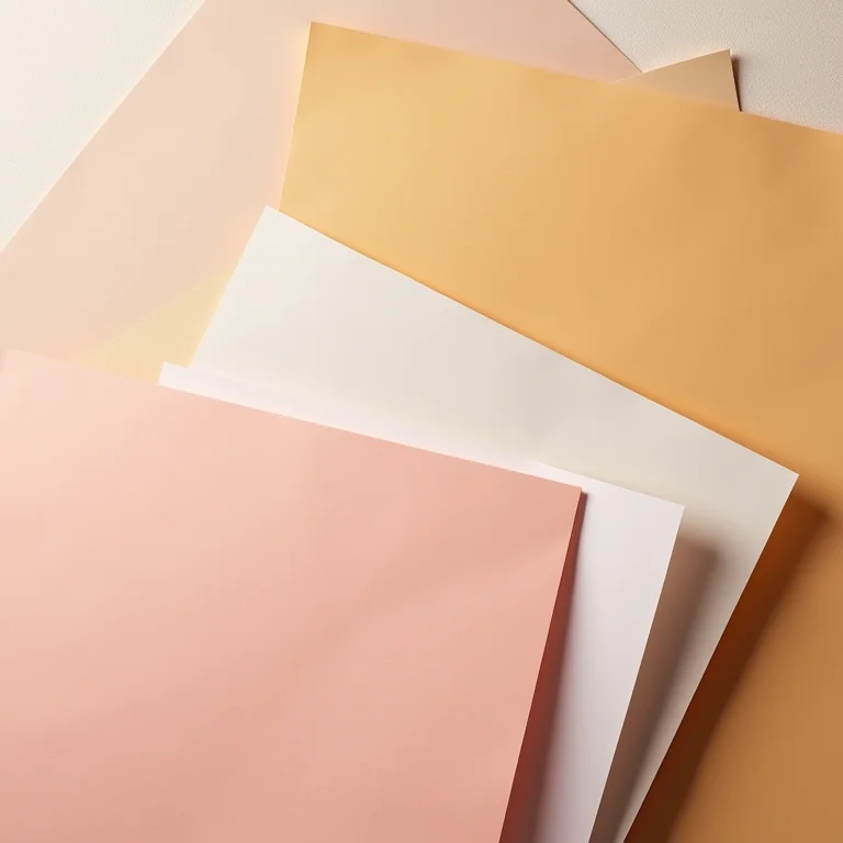 Variedade de papéis contact lisos