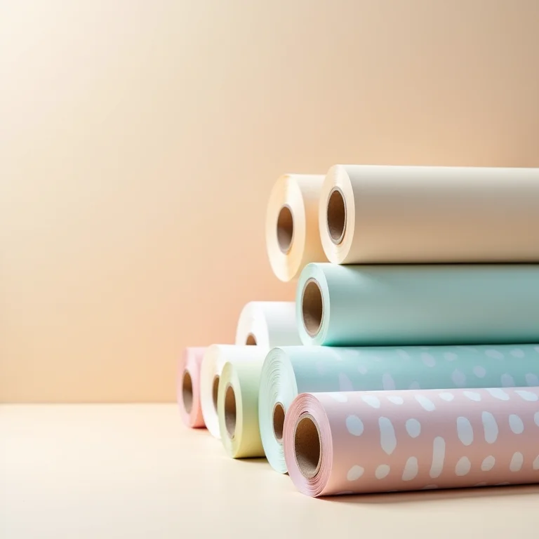 Variedade de papéis contact para decoração