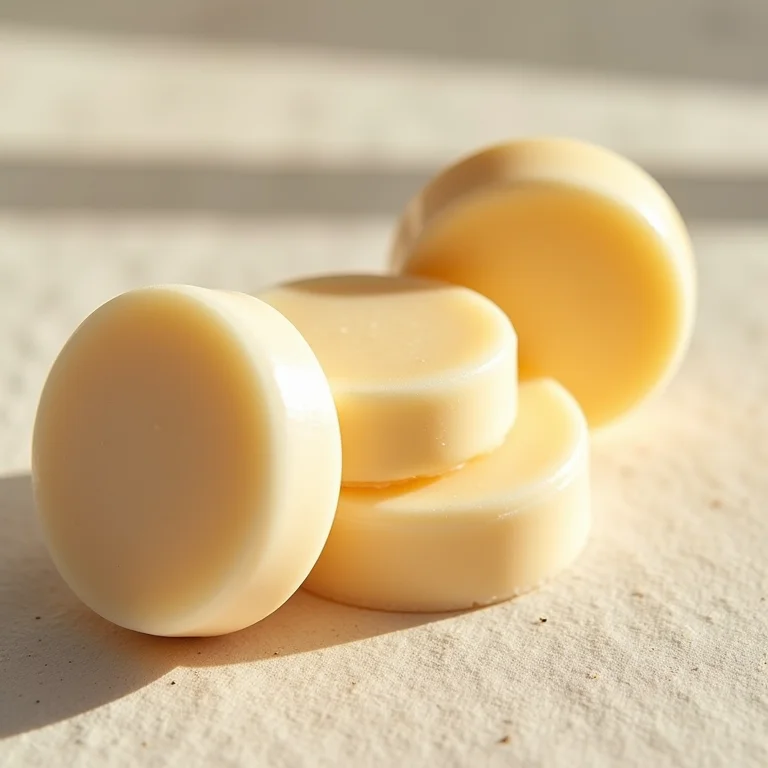 Variedade de shampoos sólidos para diferentes tipos de cabelo