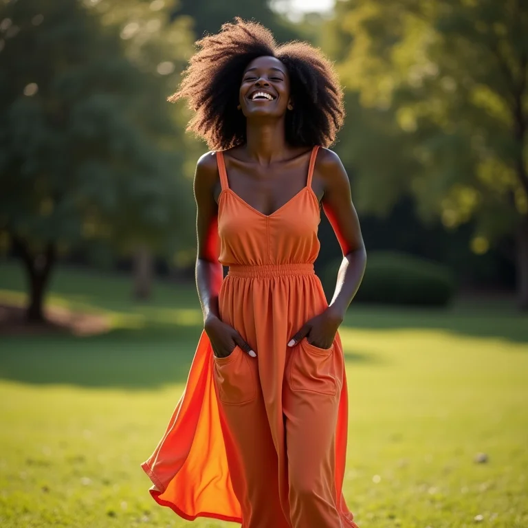 Vestido midi confortável