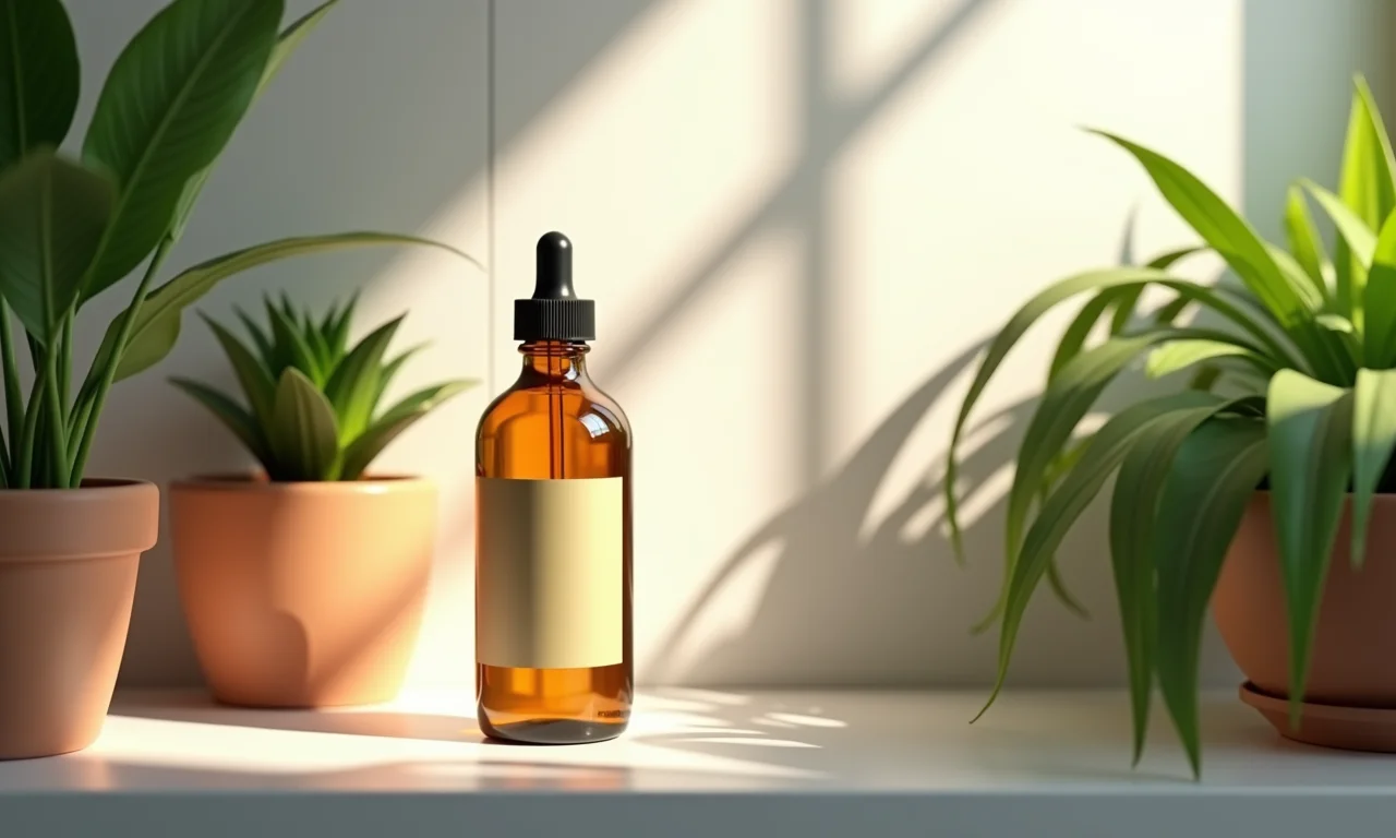 Vinagre de Maçã Capilar Orgânico Biozenthi em prateleira.