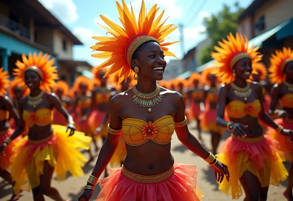 Visão geral do carnaval vibrante de Trinidad e Tobago