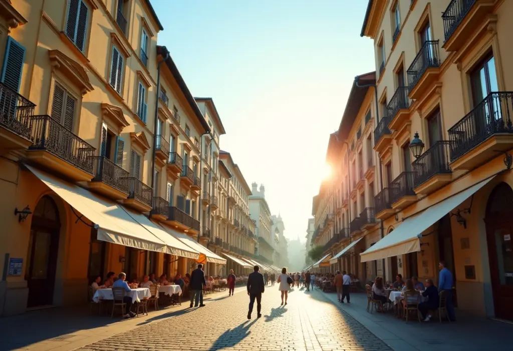 Europa: 7 dicas cruciais para sua viagem ser perfeita (e barata) Vista deslumbrante de uma cidade europeia ao sol