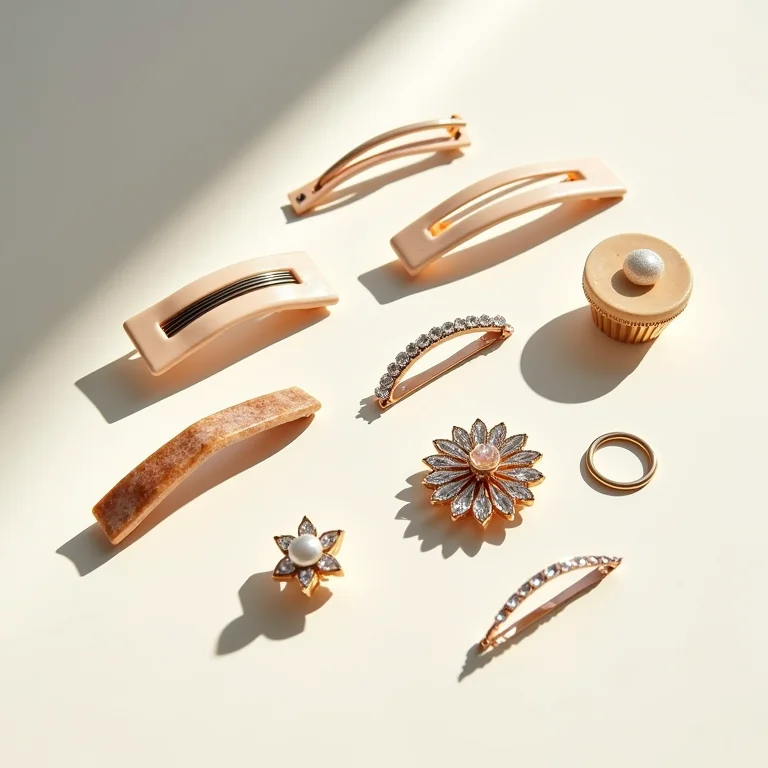 Acessórios para cabelo curto: barrettes, clips e pins