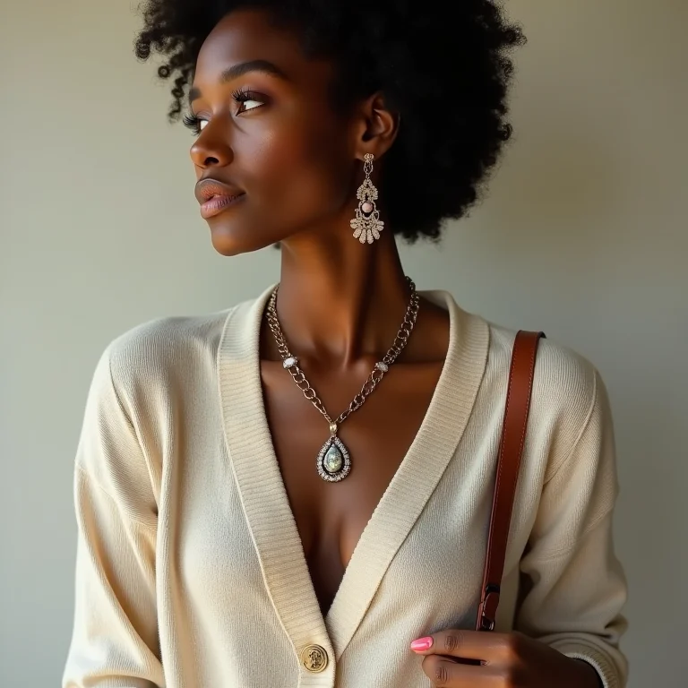 Acessórios que transformam um look com cardigan