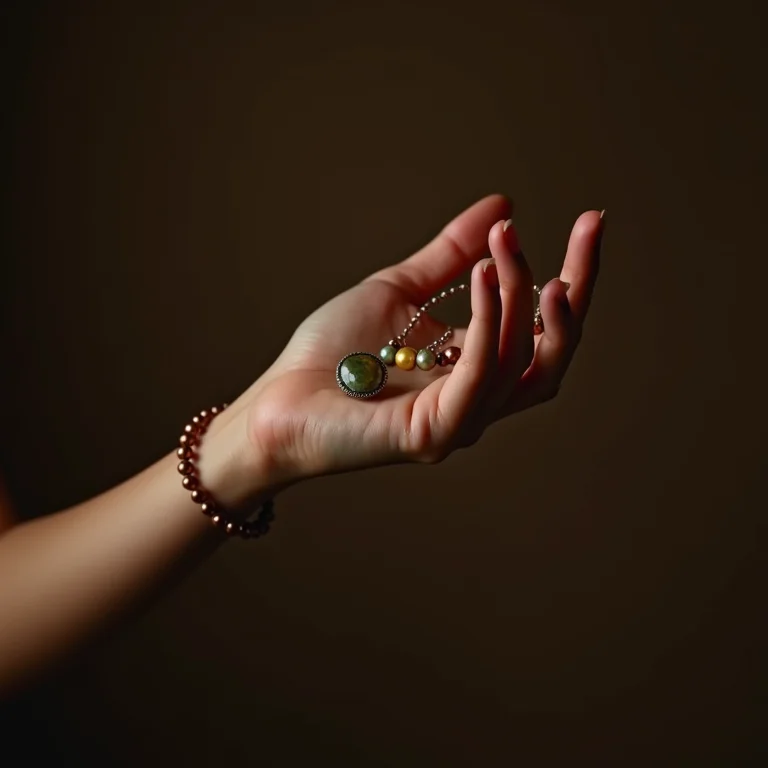 Adicionando miçangas e pedras para personalizar uma bijuteria de fio de alumínio