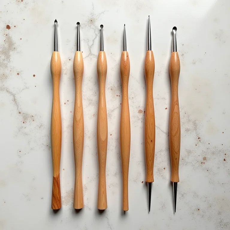 Agulhas de crochê Clover Amour organizadas em flat lay