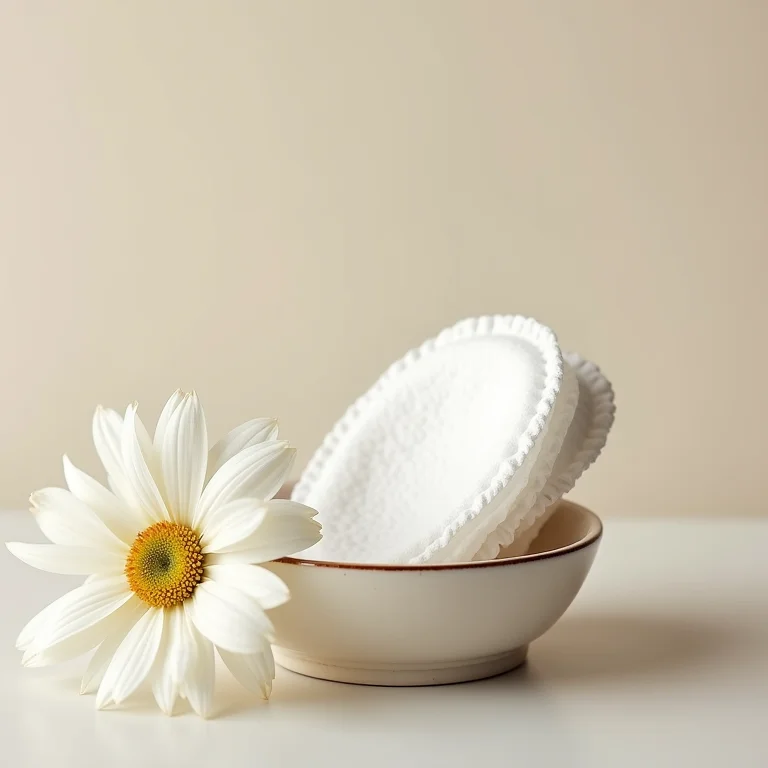 Algodão reutilizável para skincare sustentável