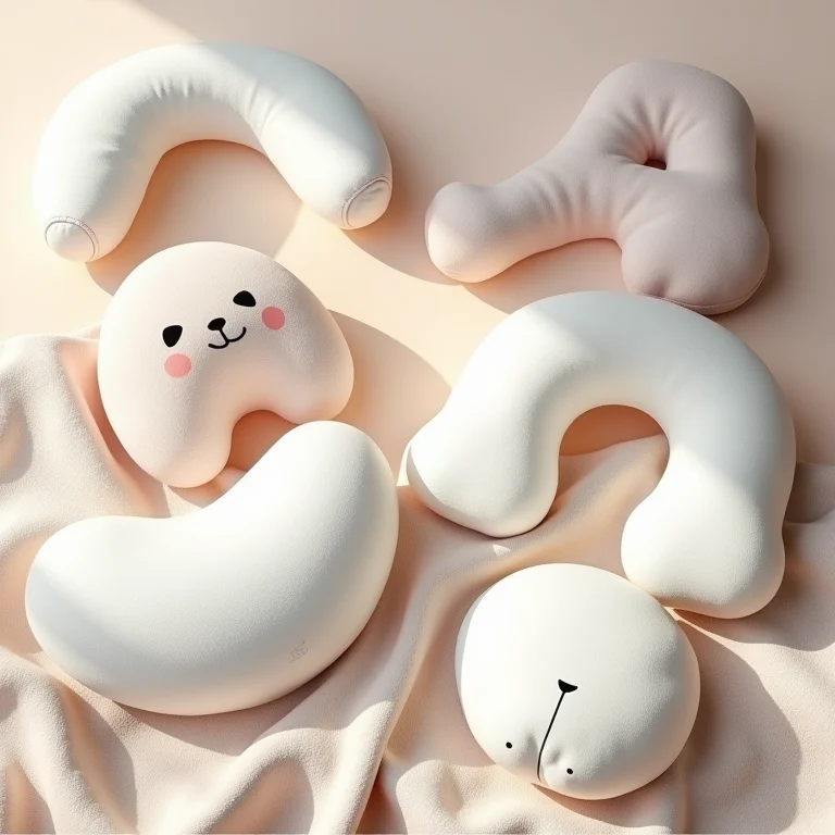 Almofadas e produtos para ajudar o bebê a sentar