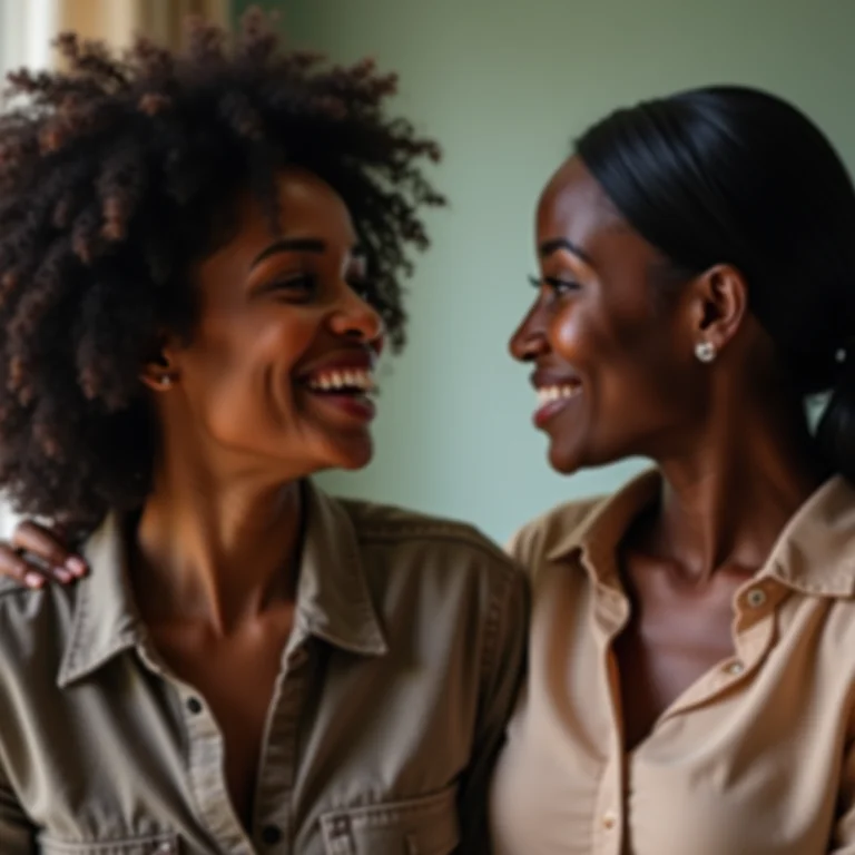 Amigas ouvindo e apoiando uma mulher que compartilha suas dificuldades
