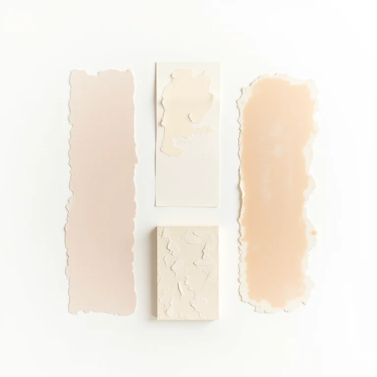 Amostras de diferentes tipos de papel de parede