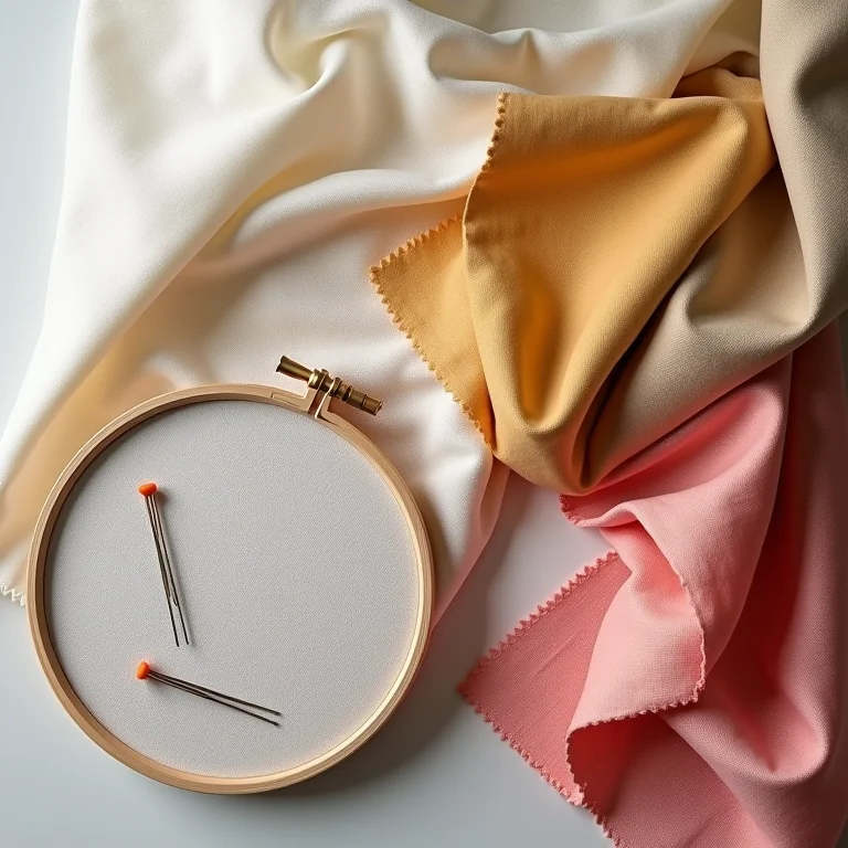 Amostras de tecidos etamine em diversas cores para bordado