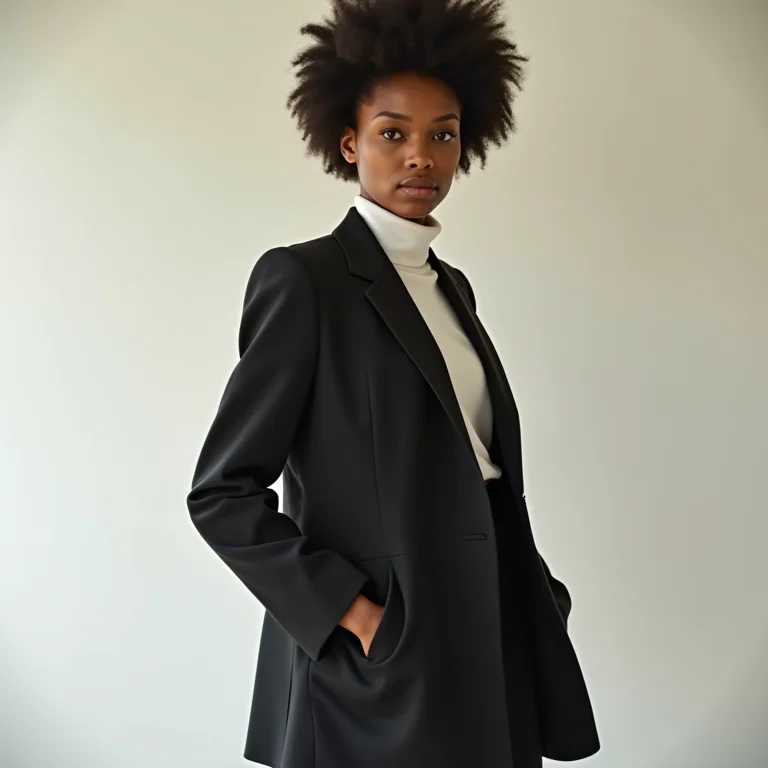 Blazer alongado: elegância e modernidade