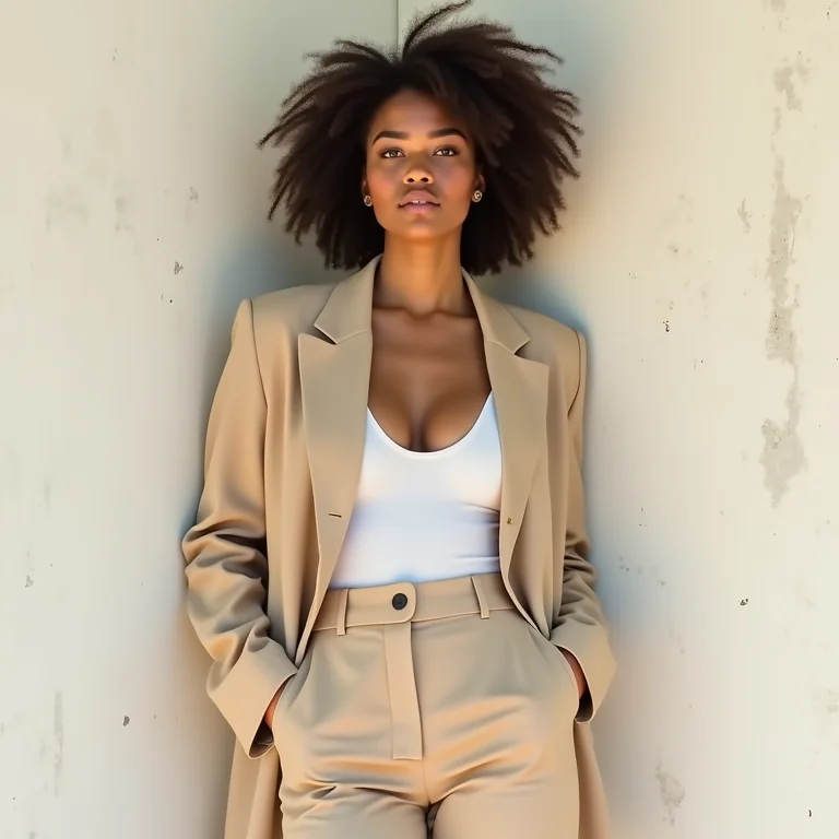 Blazer como terceira peça charmosa