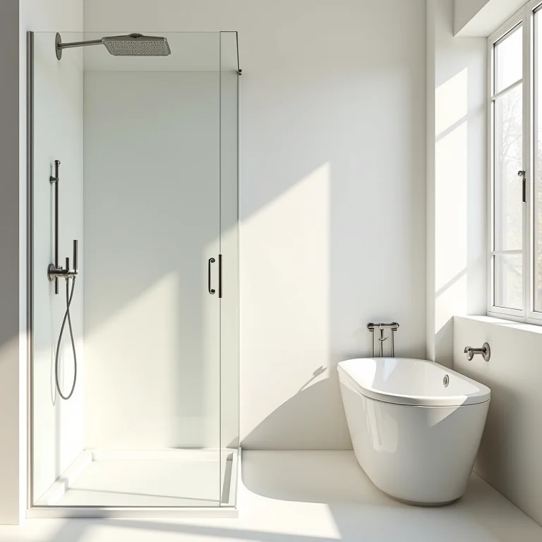 Box de vidro para banheiro pequeno com banheira