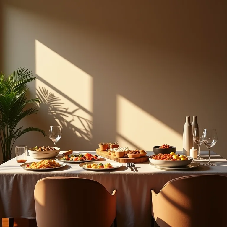 Buffet mal posicionado em sala de jantar