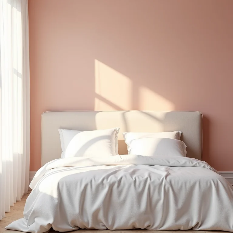 Cabeceira estofada em cores vibrantes